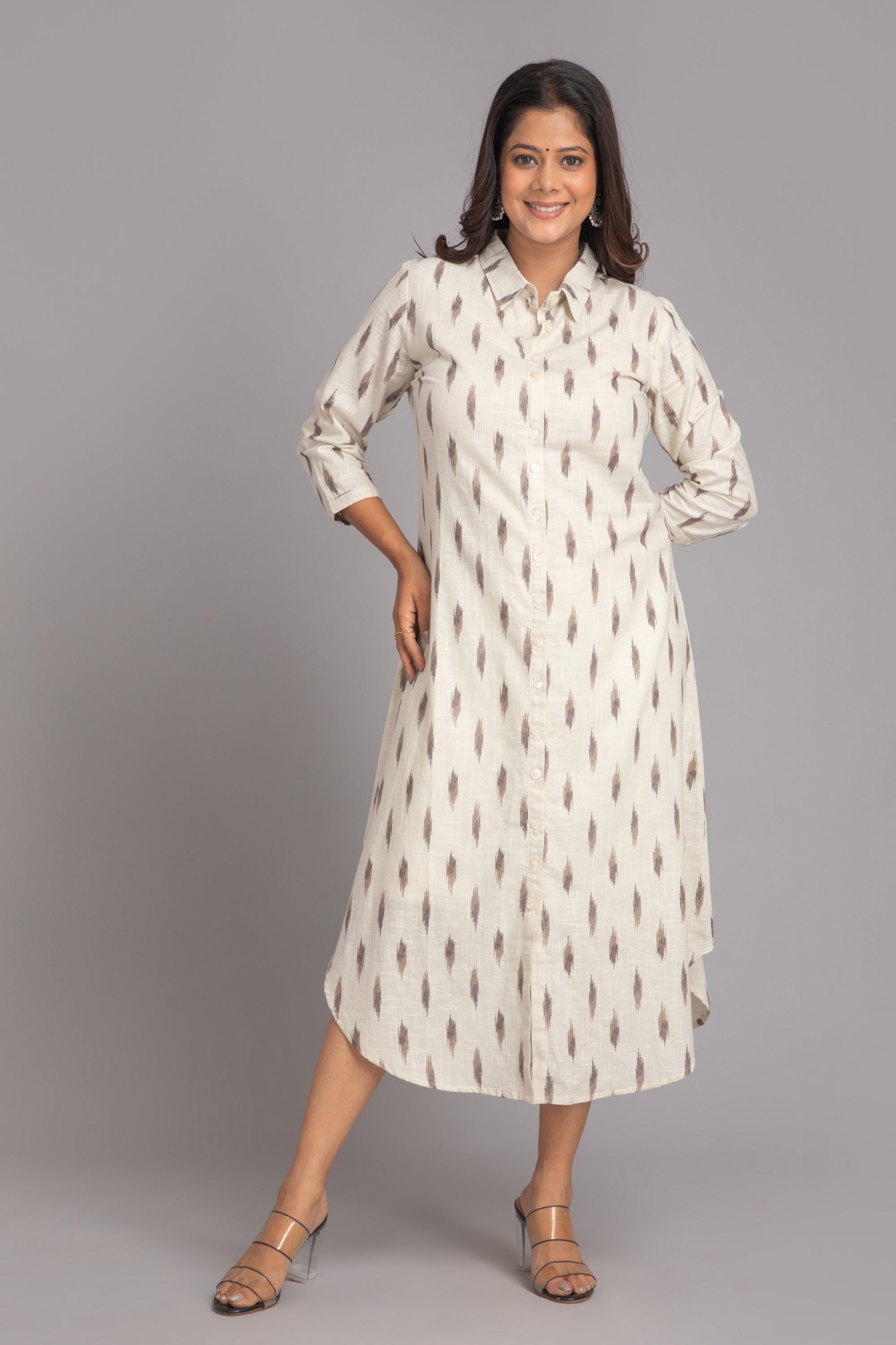 Fawn Tunic in Cotton Slub