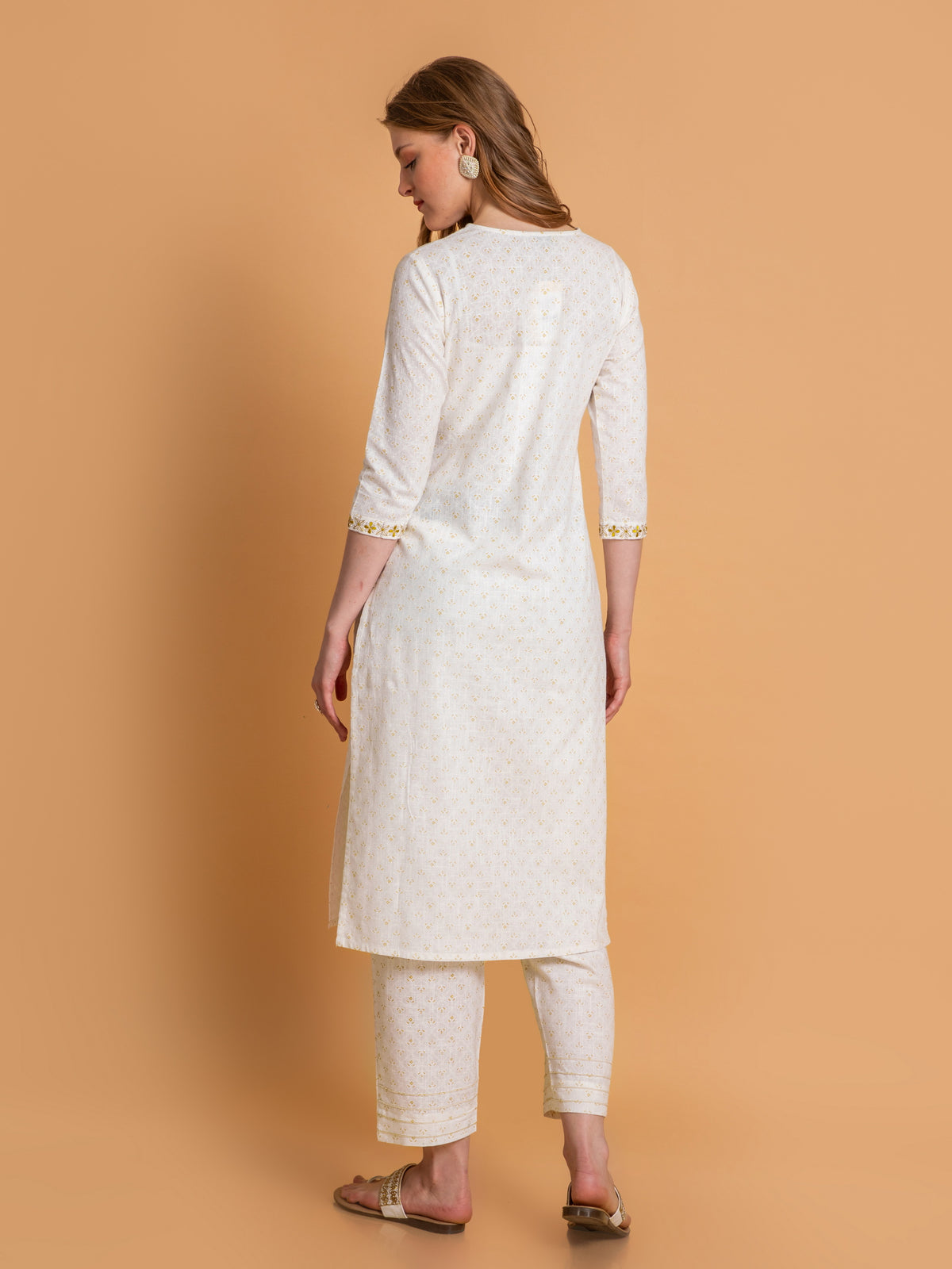 PARTY WEAR EMBROIDERED KURTA SET WITH LEHARIYA DUPATTA