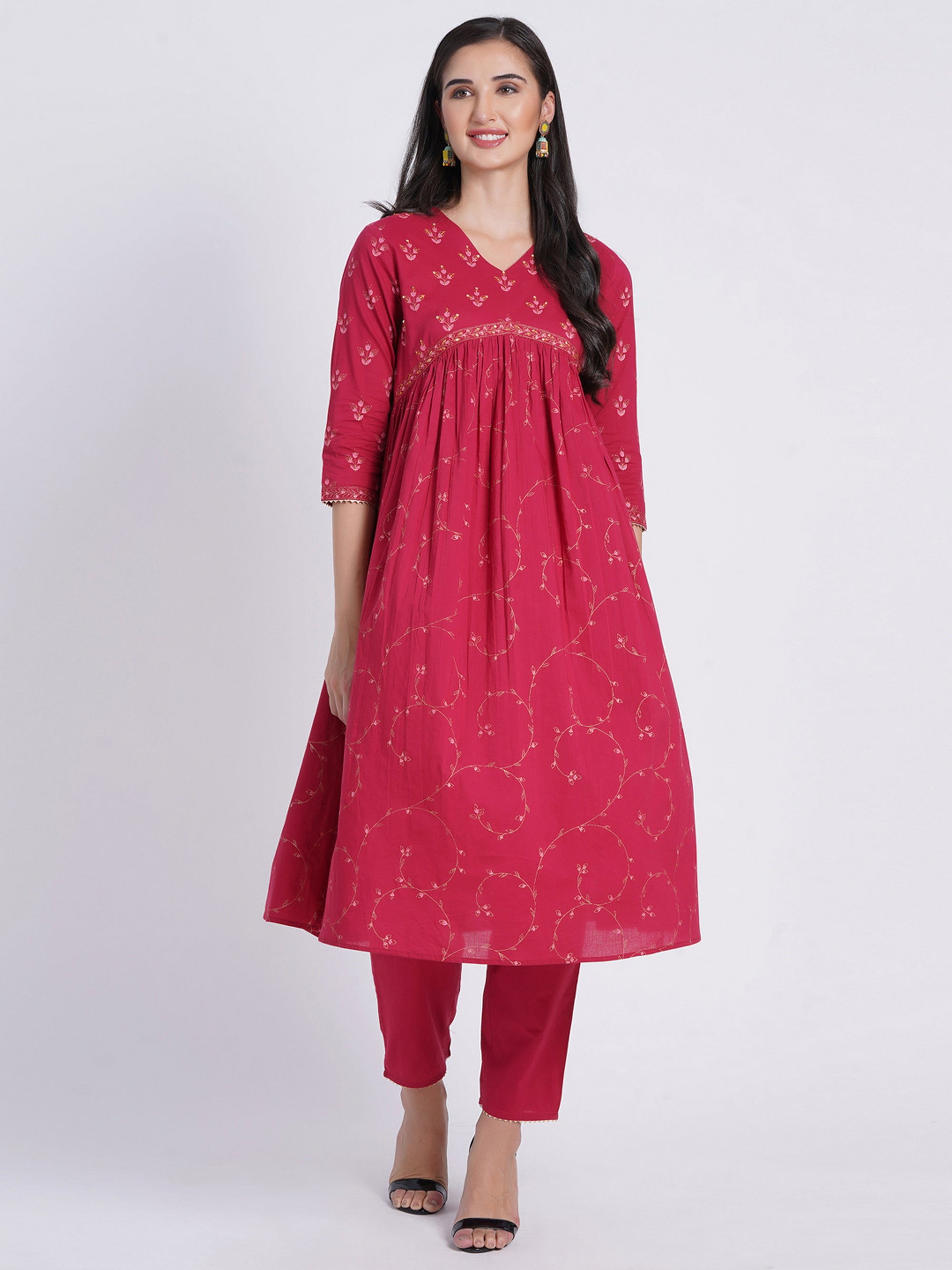 Handcrafted Printed 2Pc Alya Cut Set