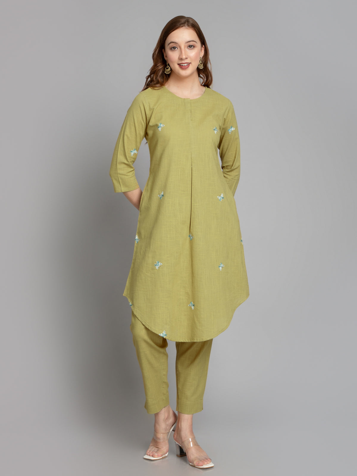 2PC EMBROIDERED CO-ORD SET