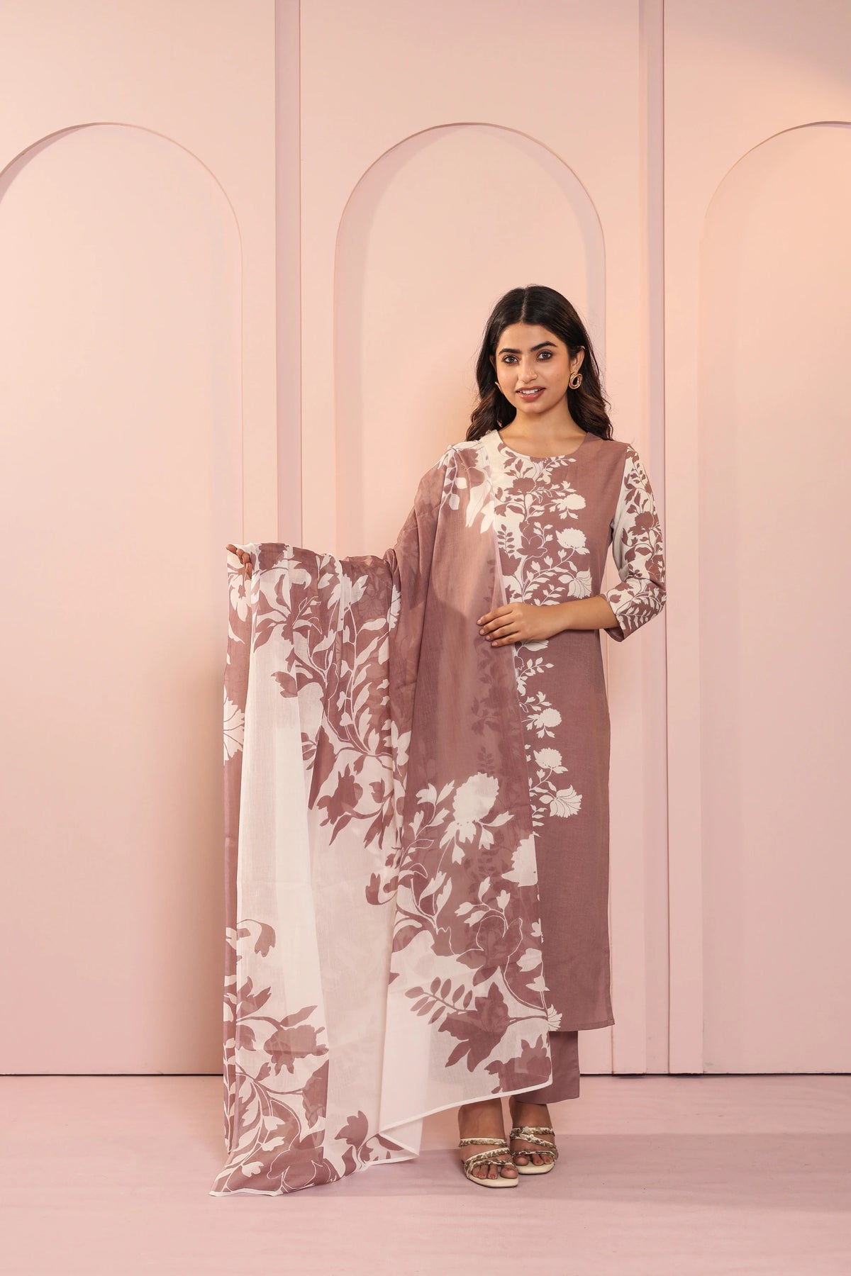 PLACEMENT PRINTED 3PC SUIT SET