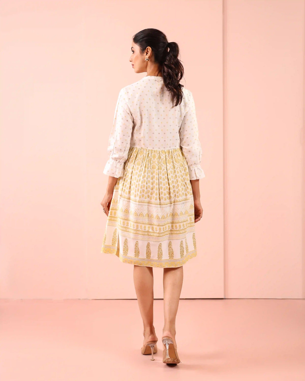 FLARED SHORT DRESS