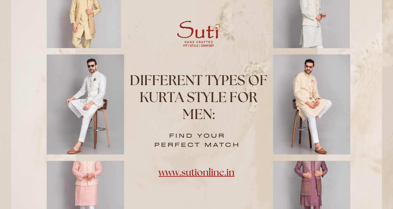 Different Types of Kurta Style For Mens Suti sutionline