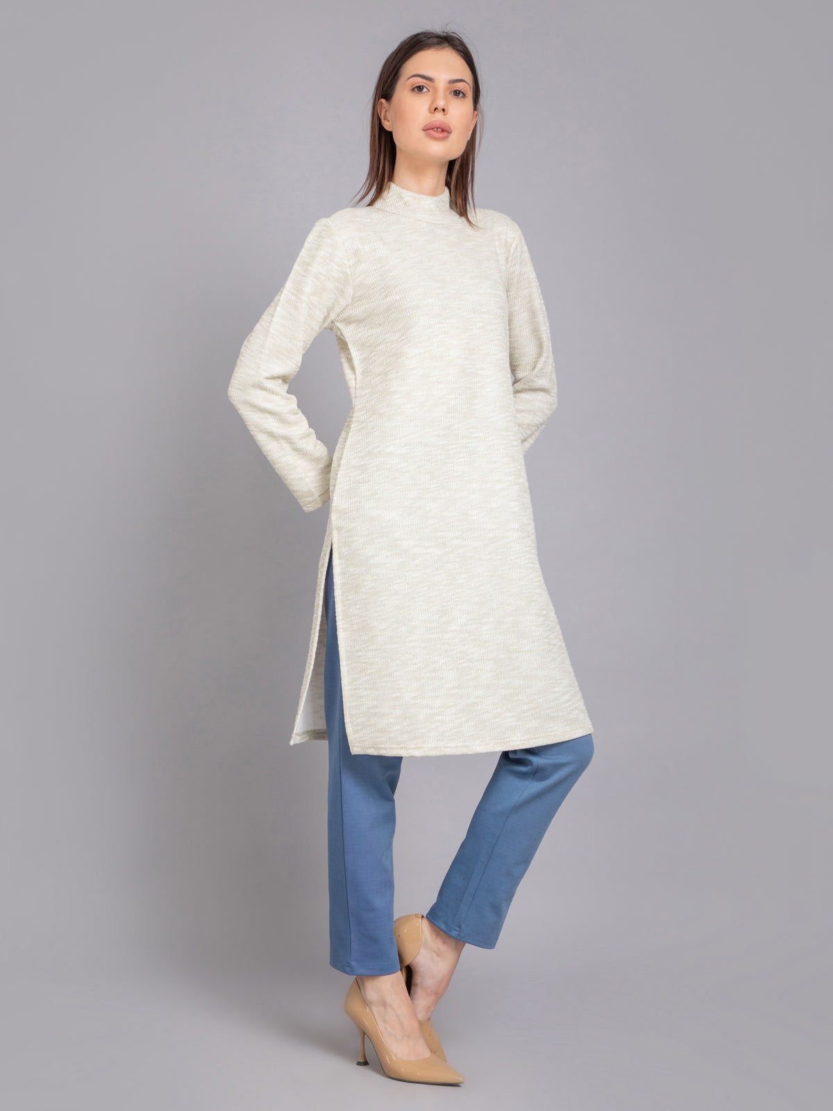 WOOLLEN JACQUARD TUNIC