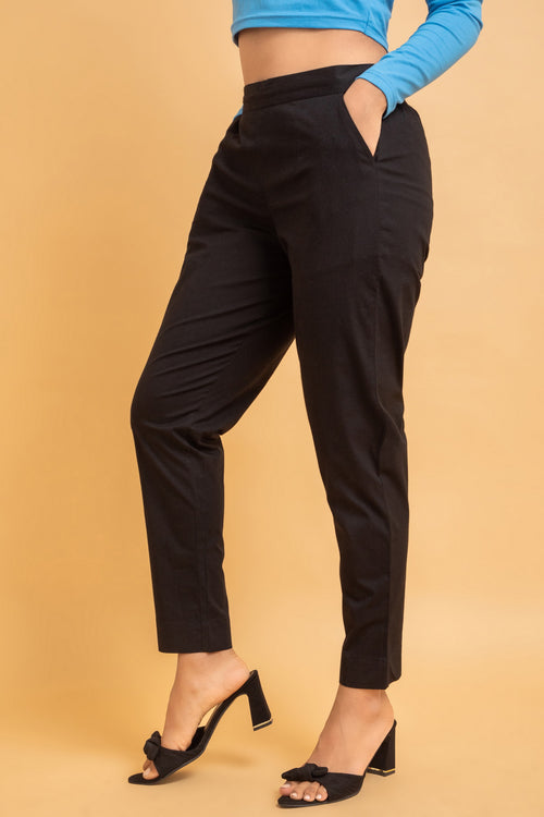 Cotton and Spandex Slim Fit Pant