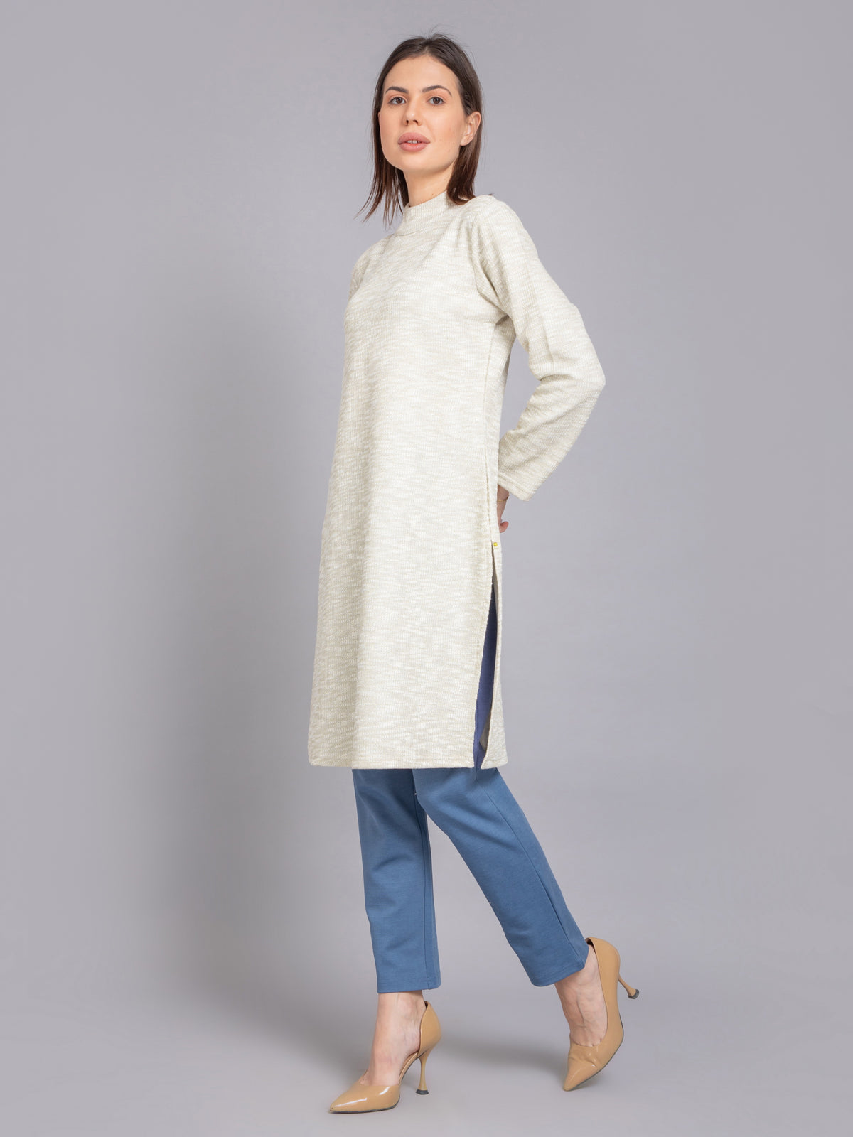 WOOLLEN JACQUARD TUNIC