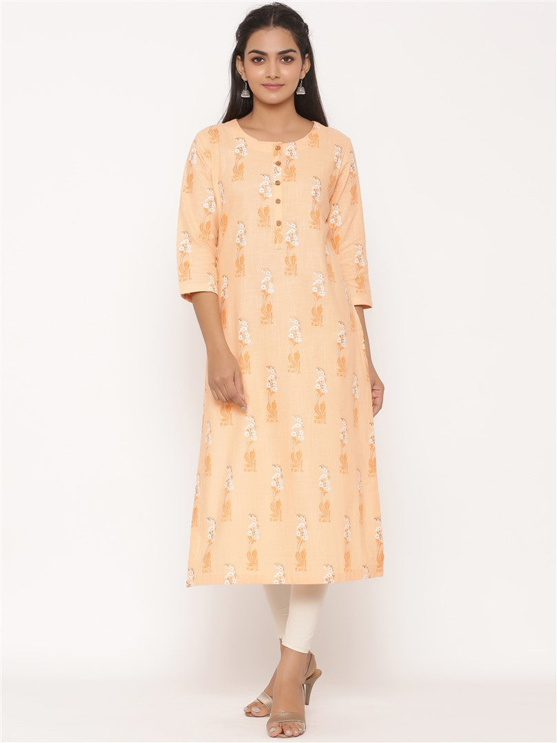 COTTON PRINTED LONG KURTI