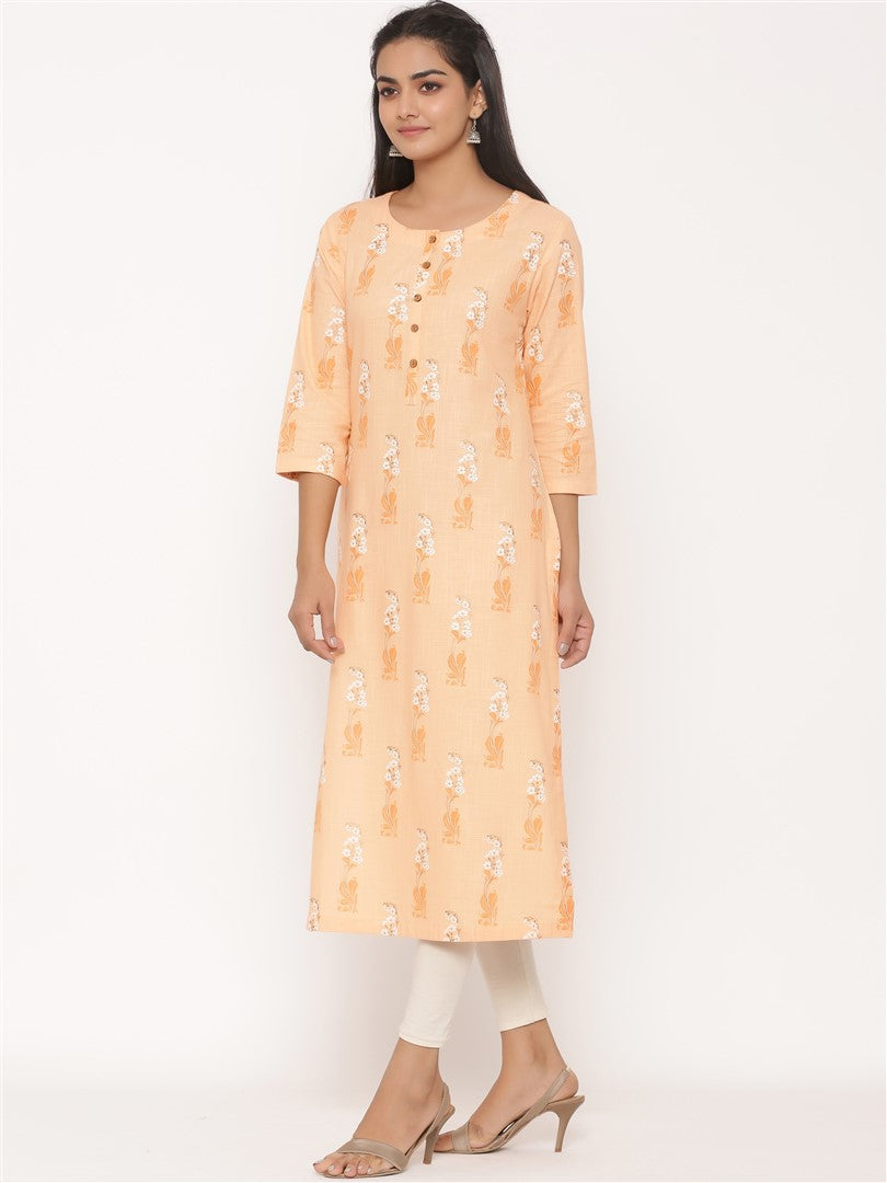 COTTON PRINTED LONG KURTI