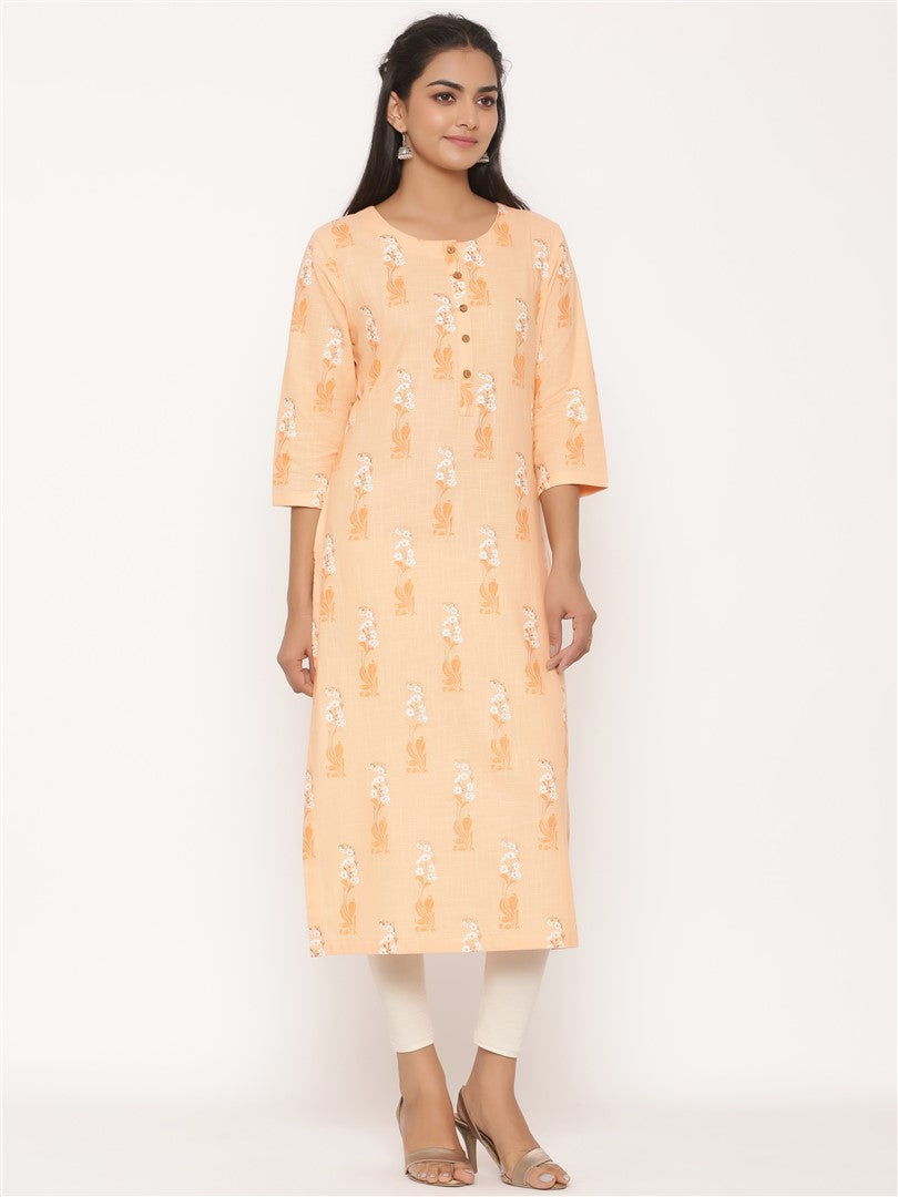 COTTON PRINTED LONG KURTI