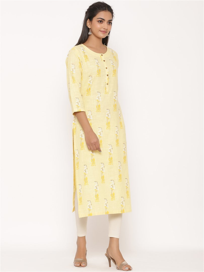 COTTON PRINTED LONG KURTI