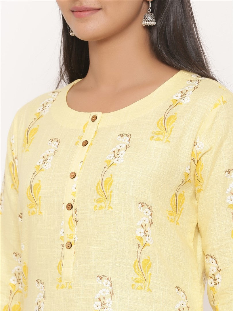 COTTON PRINTED LONG KURTI