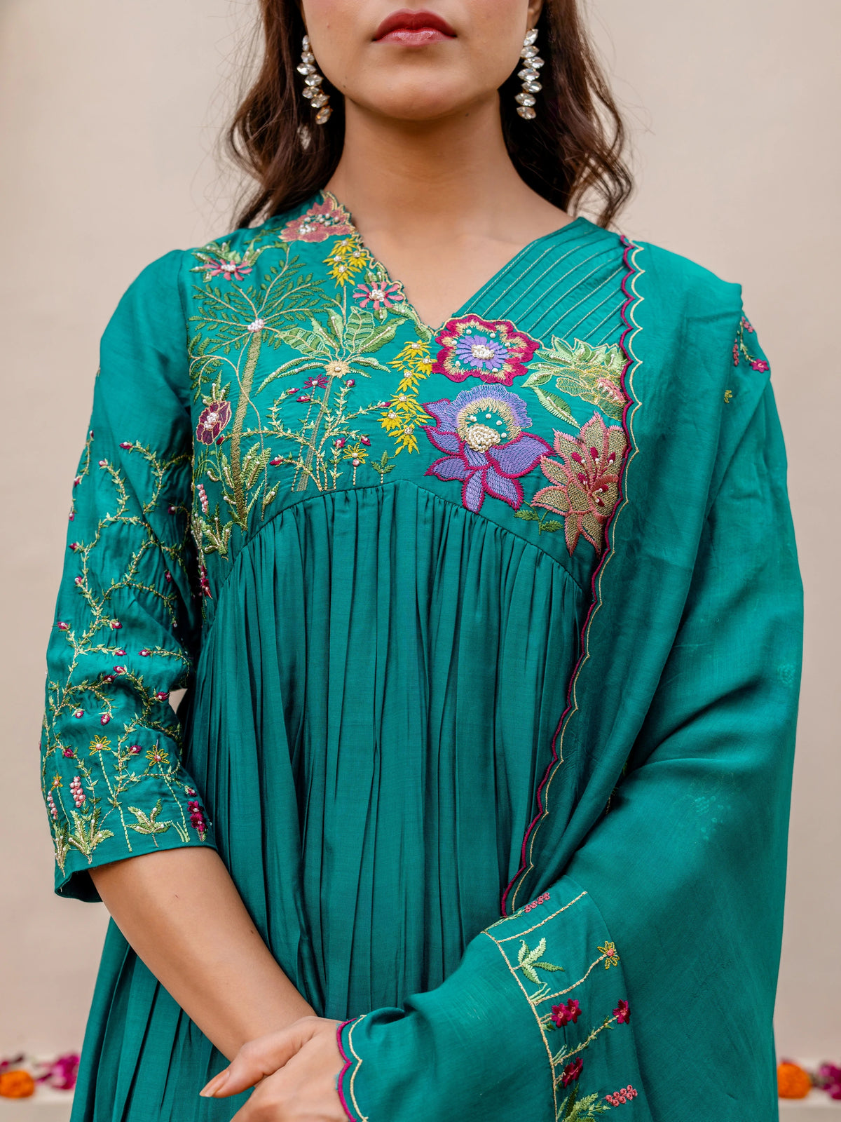 MUSLIN SILK FUSION WEAR 3PC ALIA CUT SET