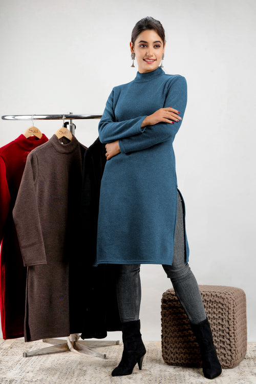 WOOLLEN LONG TUNIC