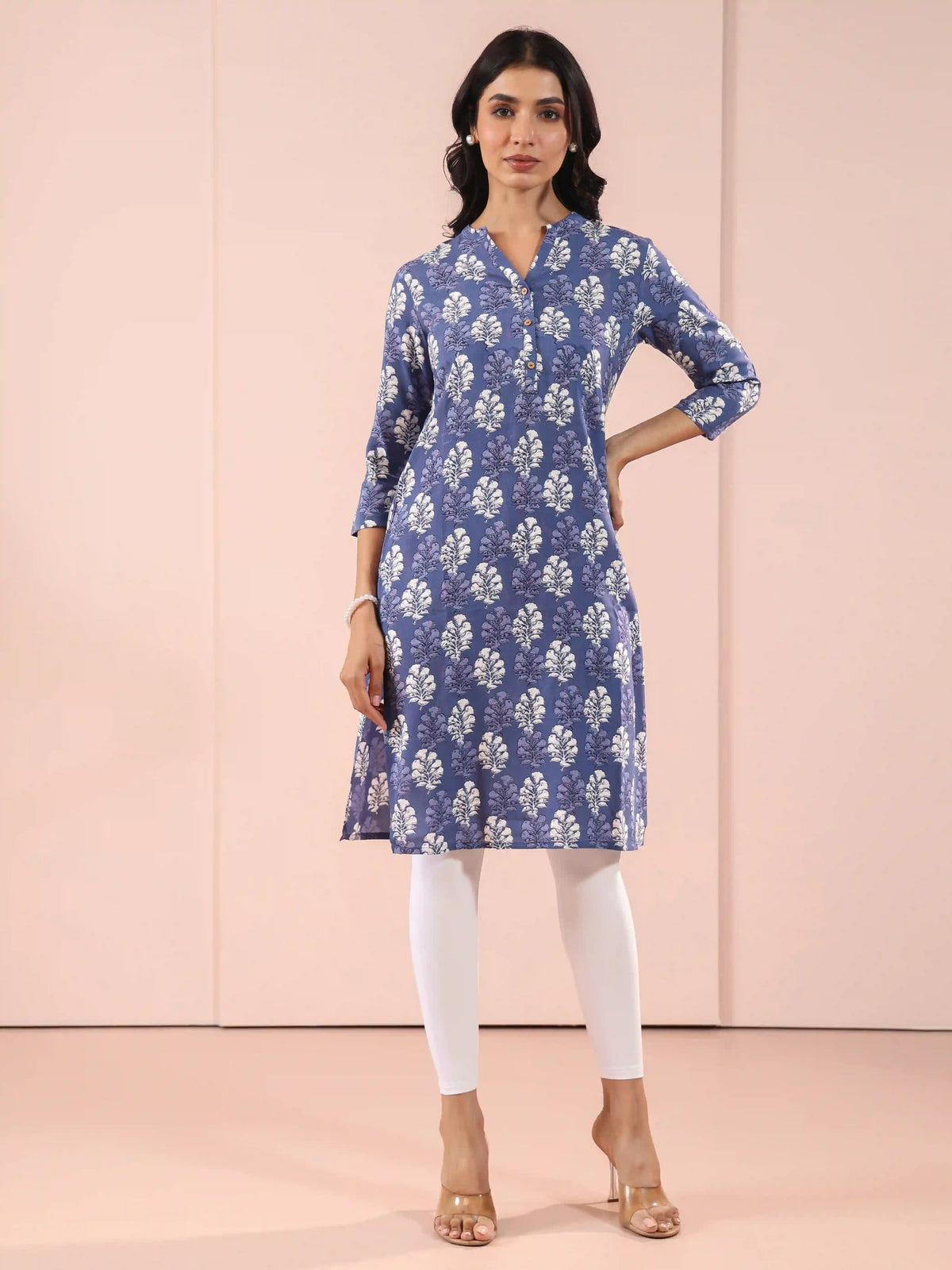 RAYON DAILY WEAR CONTEMPORARY PRINTED LONG KURTA