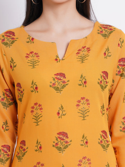 Casual Dayout Floral Printed Kurti