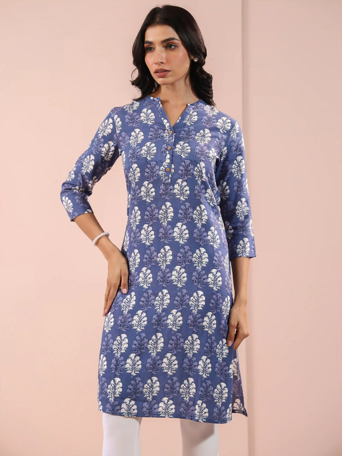 RAYON DAILY WEAR CONTEMPORARY PRINTED LONG KURTA