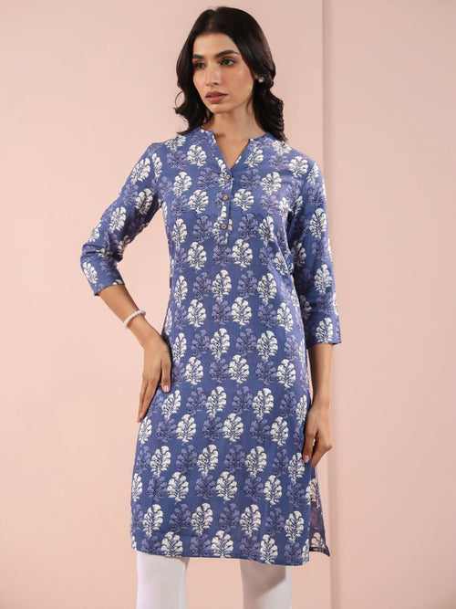 RAYON DAILY WEAR CONTEMPORARY PRINTED LONG KURTA