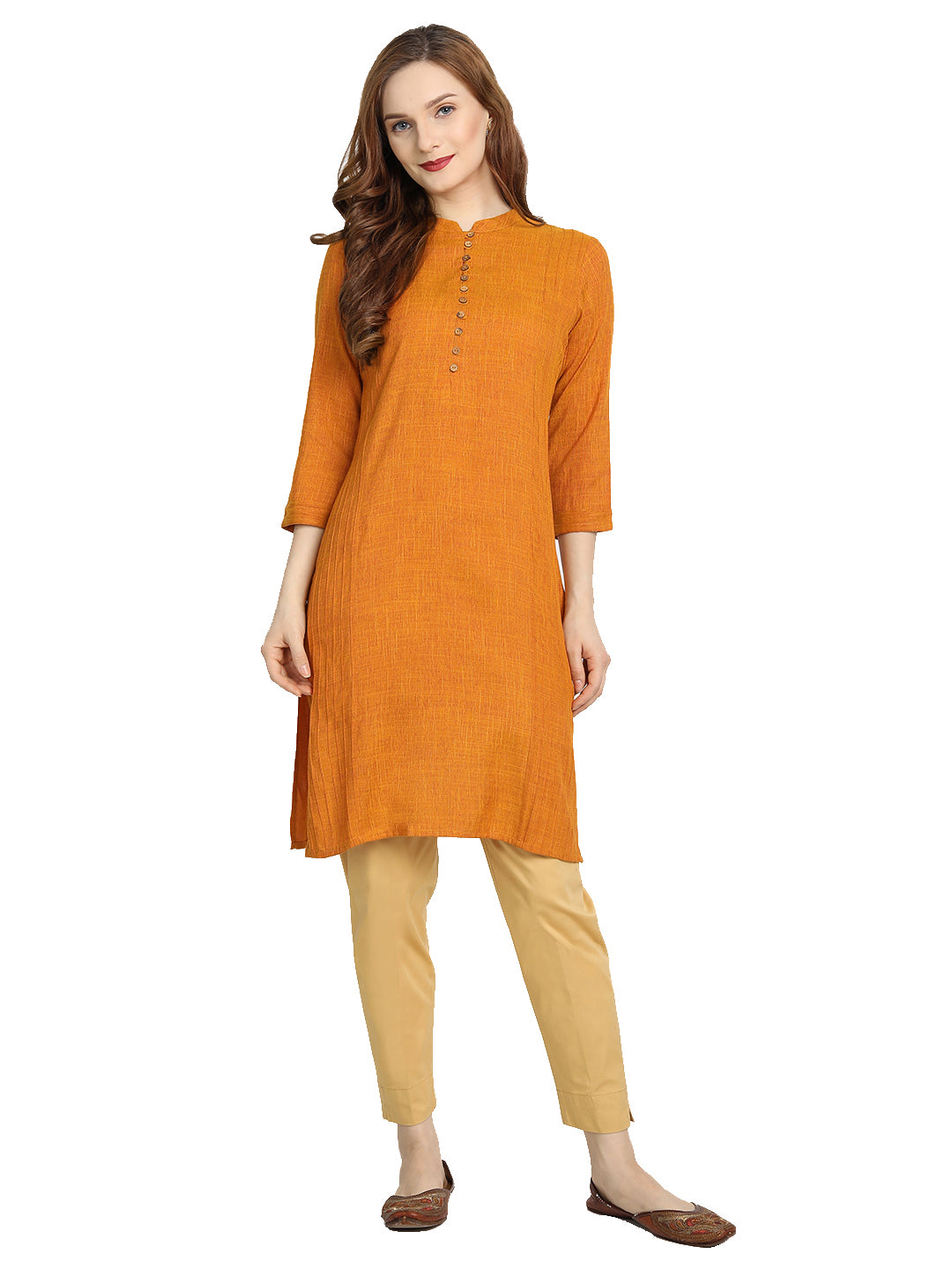 CASUAL WEAR PINTUCKS SHORT KURTI