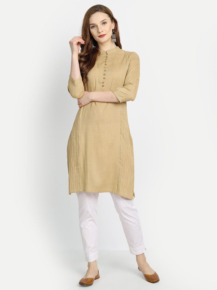 CASUAL WEAR PINTUCKS SHORT KURTI