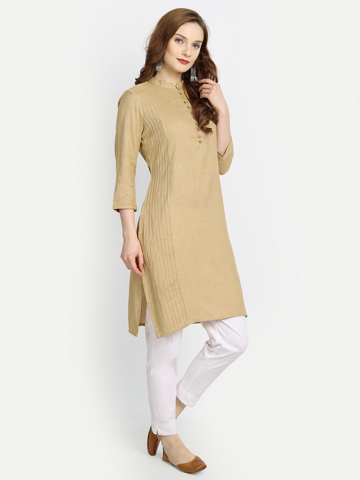 CASUAL WEAR PINTUCKS SHORT KURTI