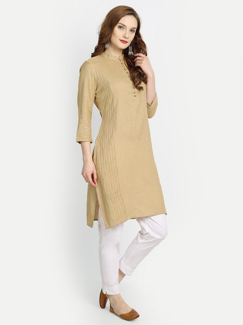 CASUAL WEAR PINTUCKS SHORT KURTI