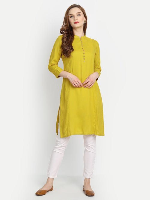 CASUAL WEAR PINTUCKS SHORT KURTI