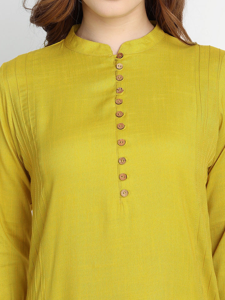 CASUAL WEAR PINTUCKS SHORT KURTI