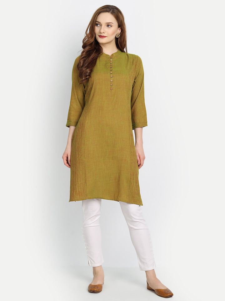 CASUAL WEAR PINTUCKS SHORT KURTI