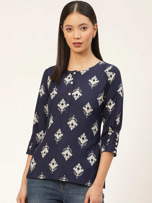 RAYON PRINTED TOP