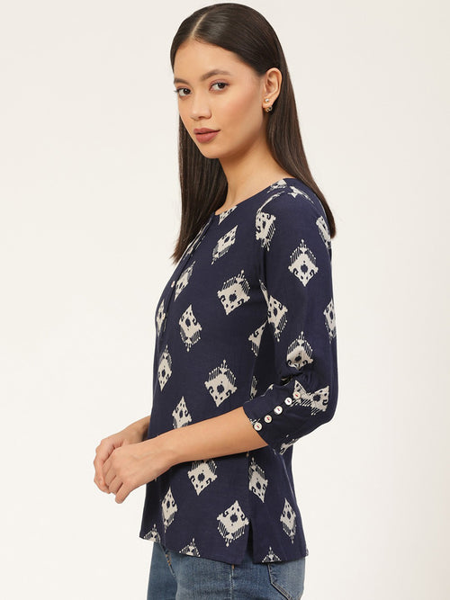 RAYON PRINTED TOP