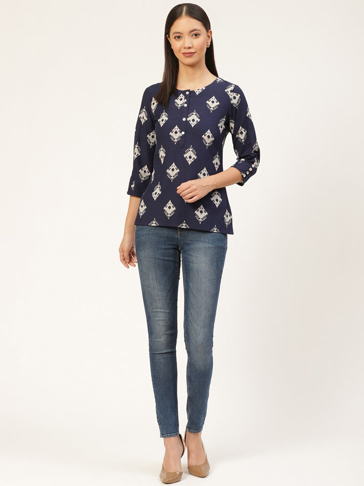 RAYON PRINTED TOP