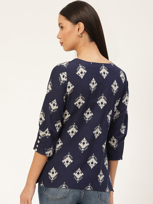 RAYON PRINTED TOP