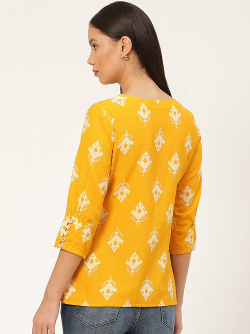 RAYON PRINTED TOP