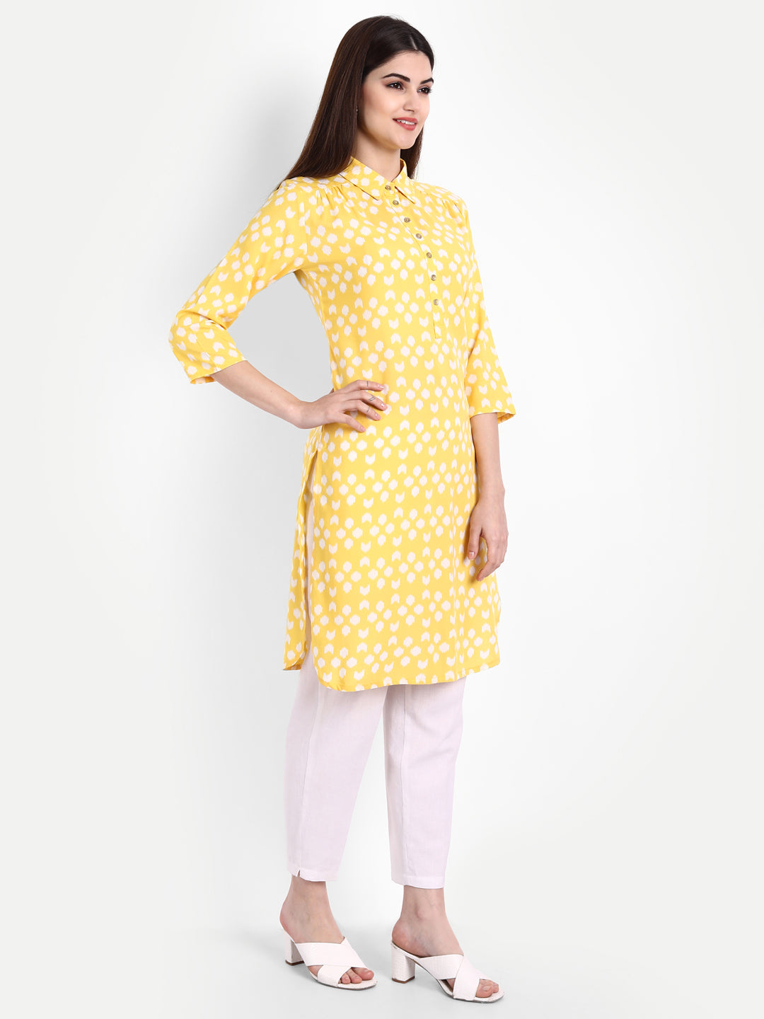 Rayon Staple Printed Kurta