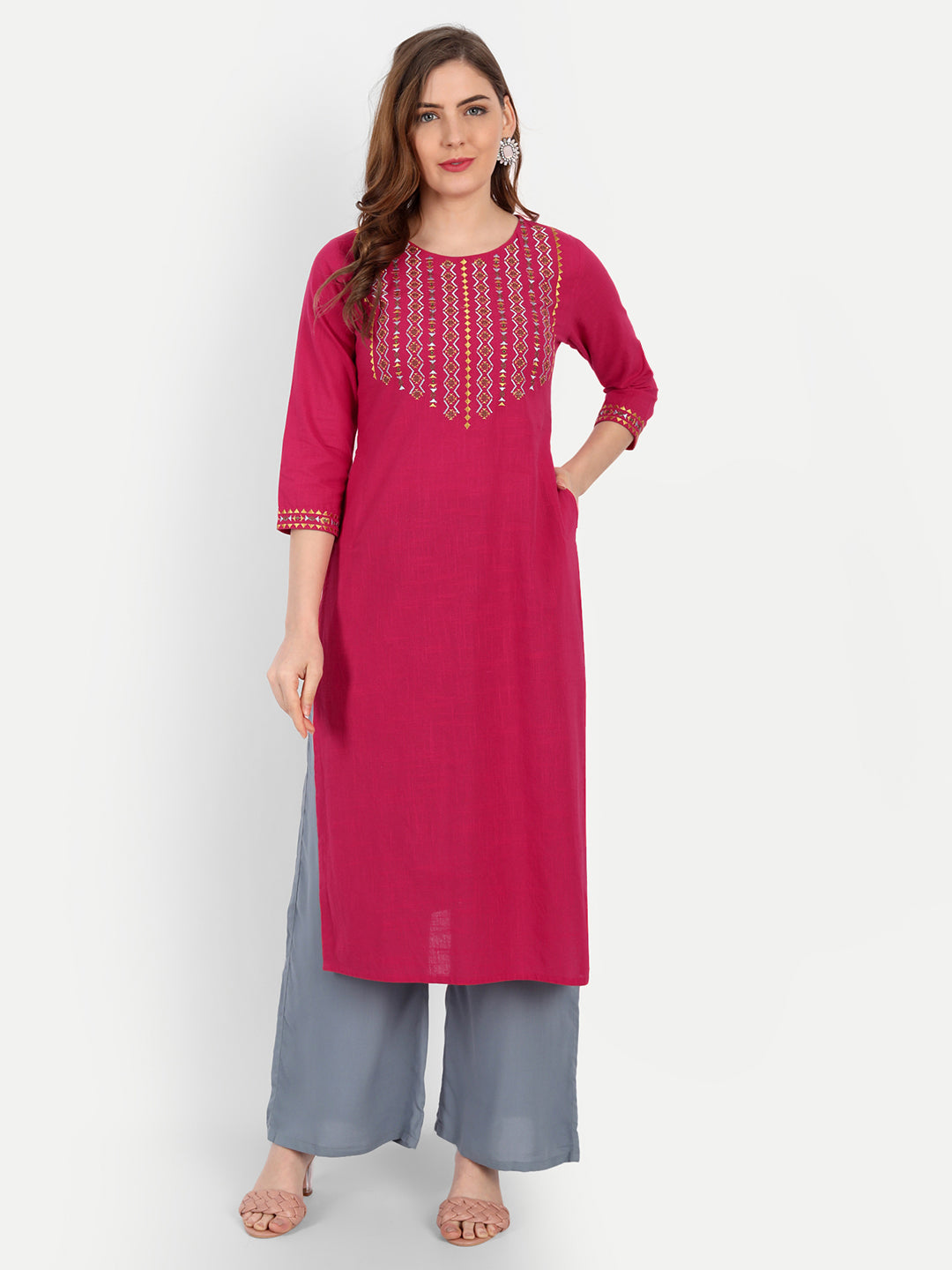 CASUAL WEAR EMBROIDERED KURTI