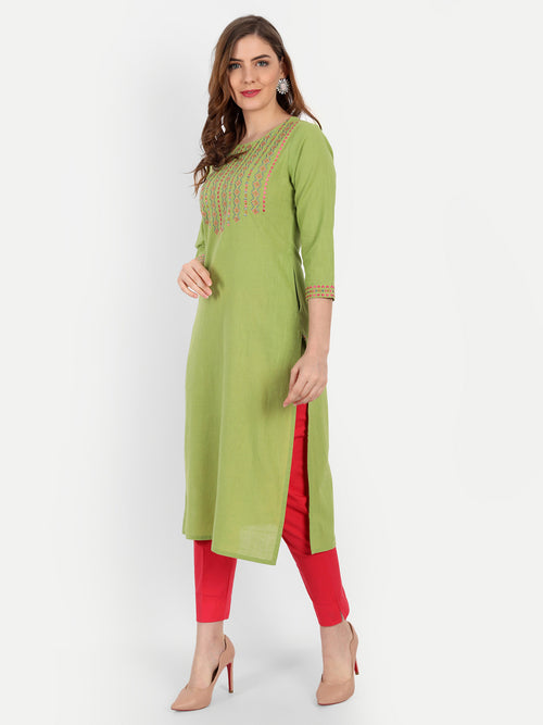 CASUAL WEAR EMBROIDERED KURTI