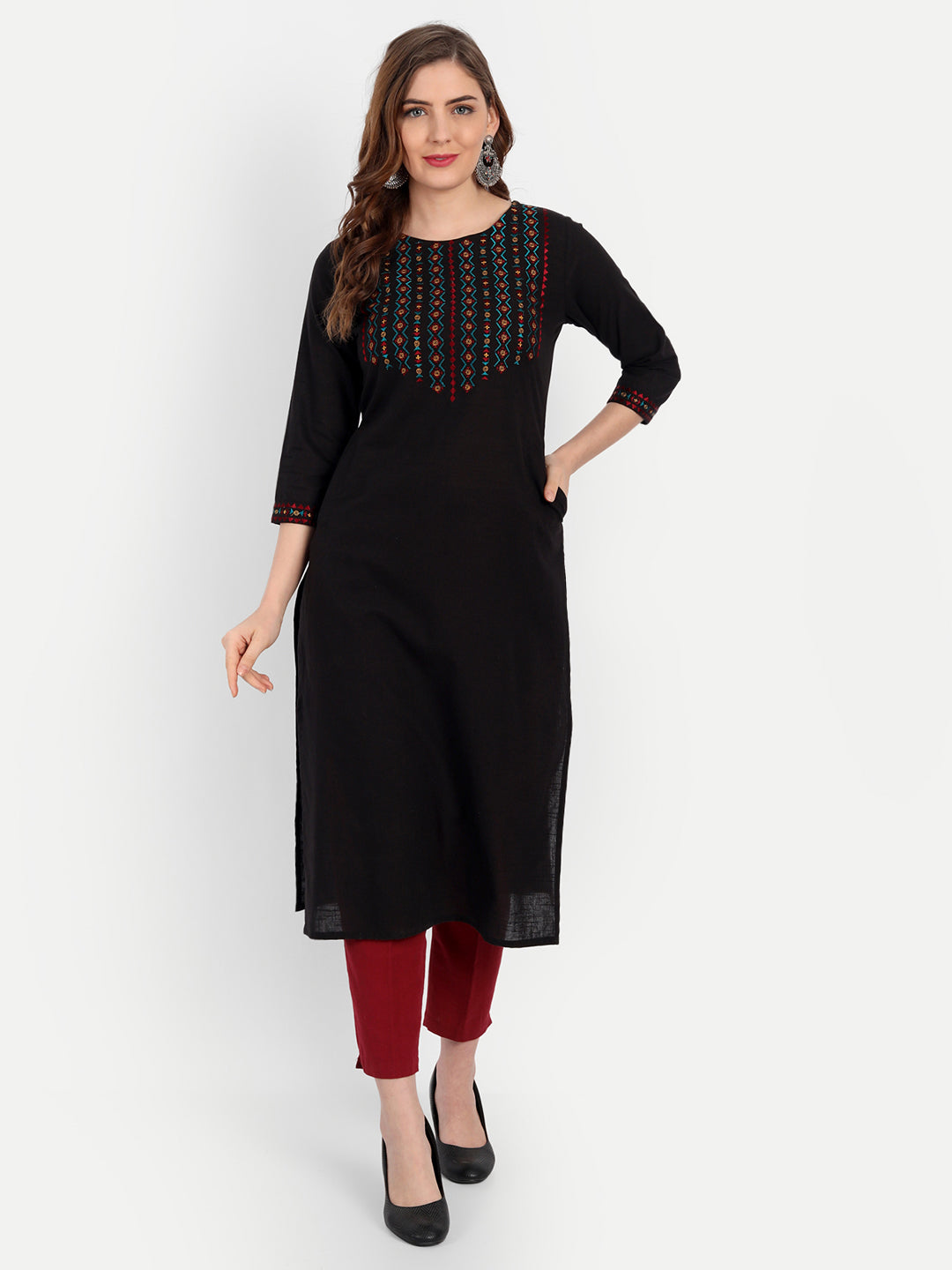 CASUAL WEAR EMBROIDERED KURTI