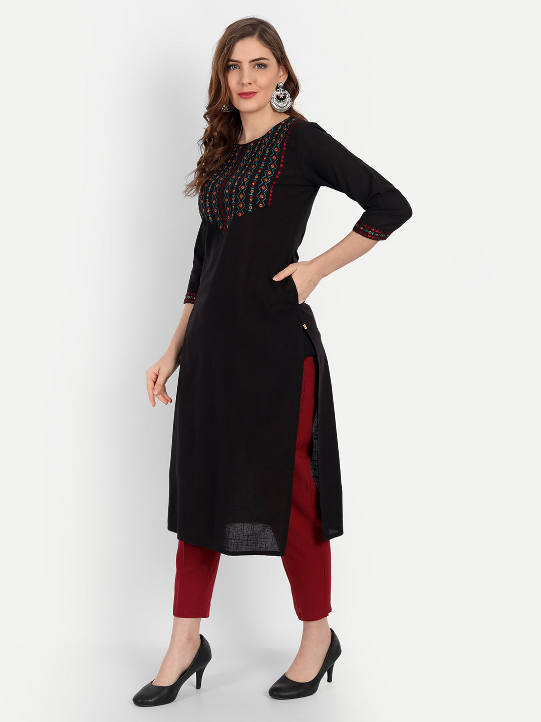 CASUAL WEAR EMBROIDERED KURTI