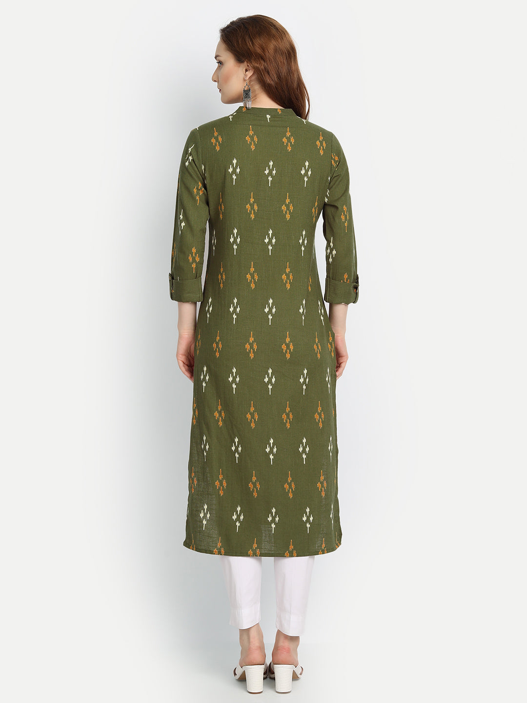 Mul Cotton Ekat Printed Straight Long Kurti