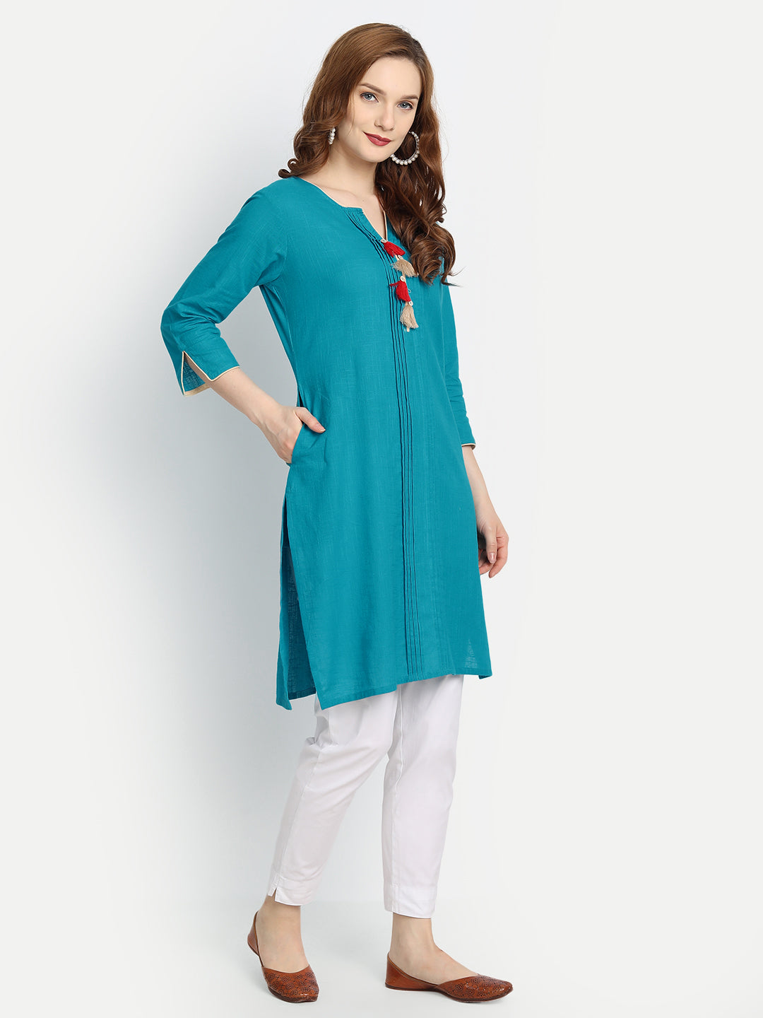 PINTUCKS SHORT KURTI