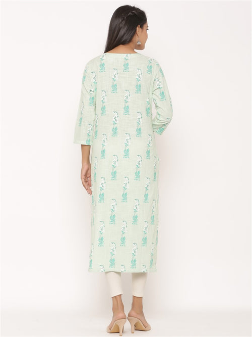 COTTON PRINTED LONG KURTI