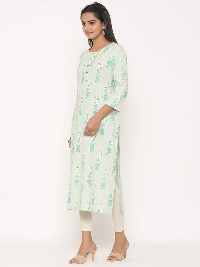 COTTON PRINTED LONG KURTI