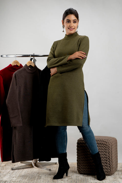 WOOLLEN LONG TUNIC