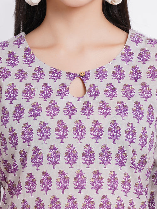 MUL COTTON PRINTED CASUAL WEAR KURTI