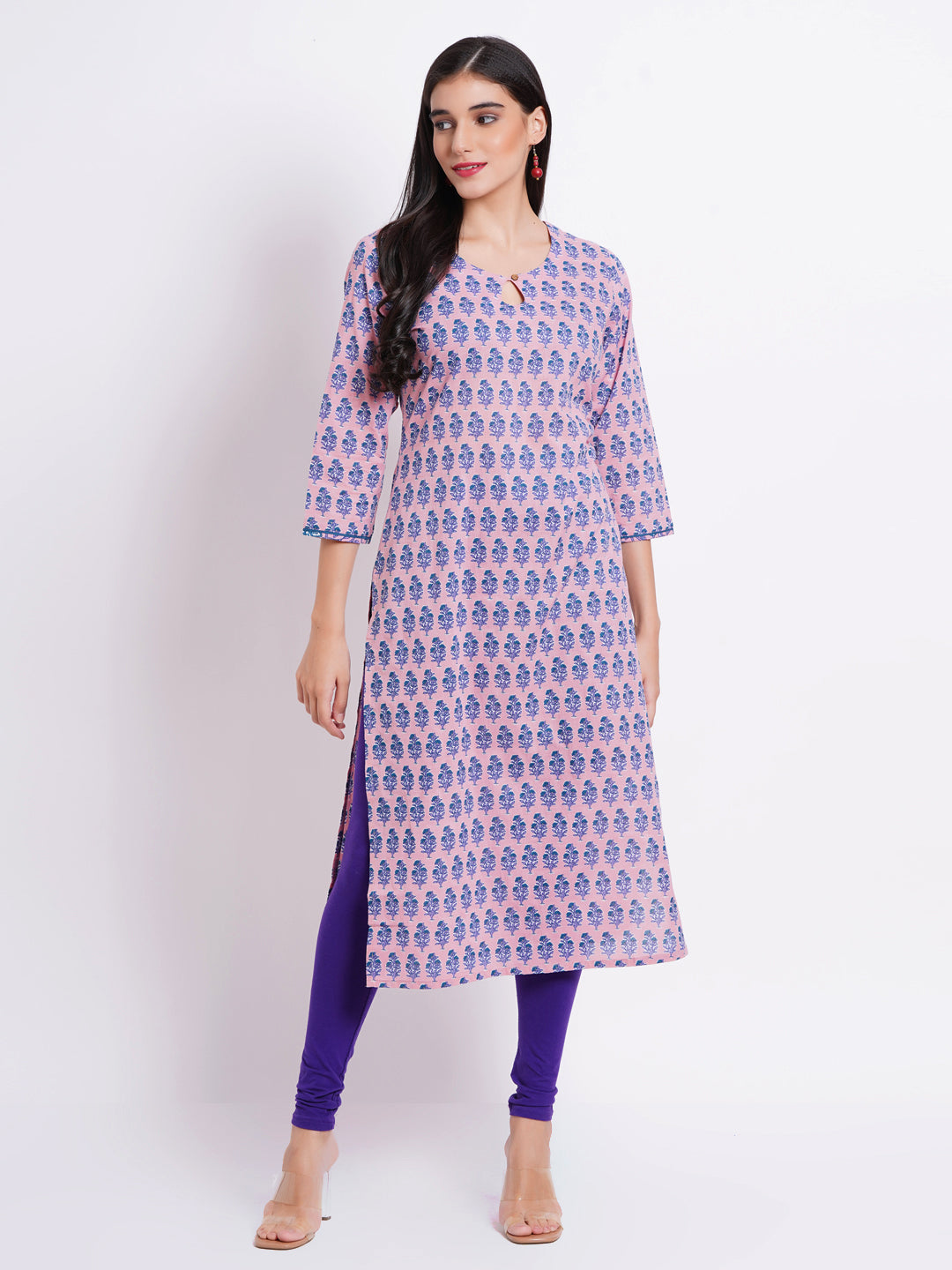 MUL COTTON PRINTED CASUAL WEAR KURTI