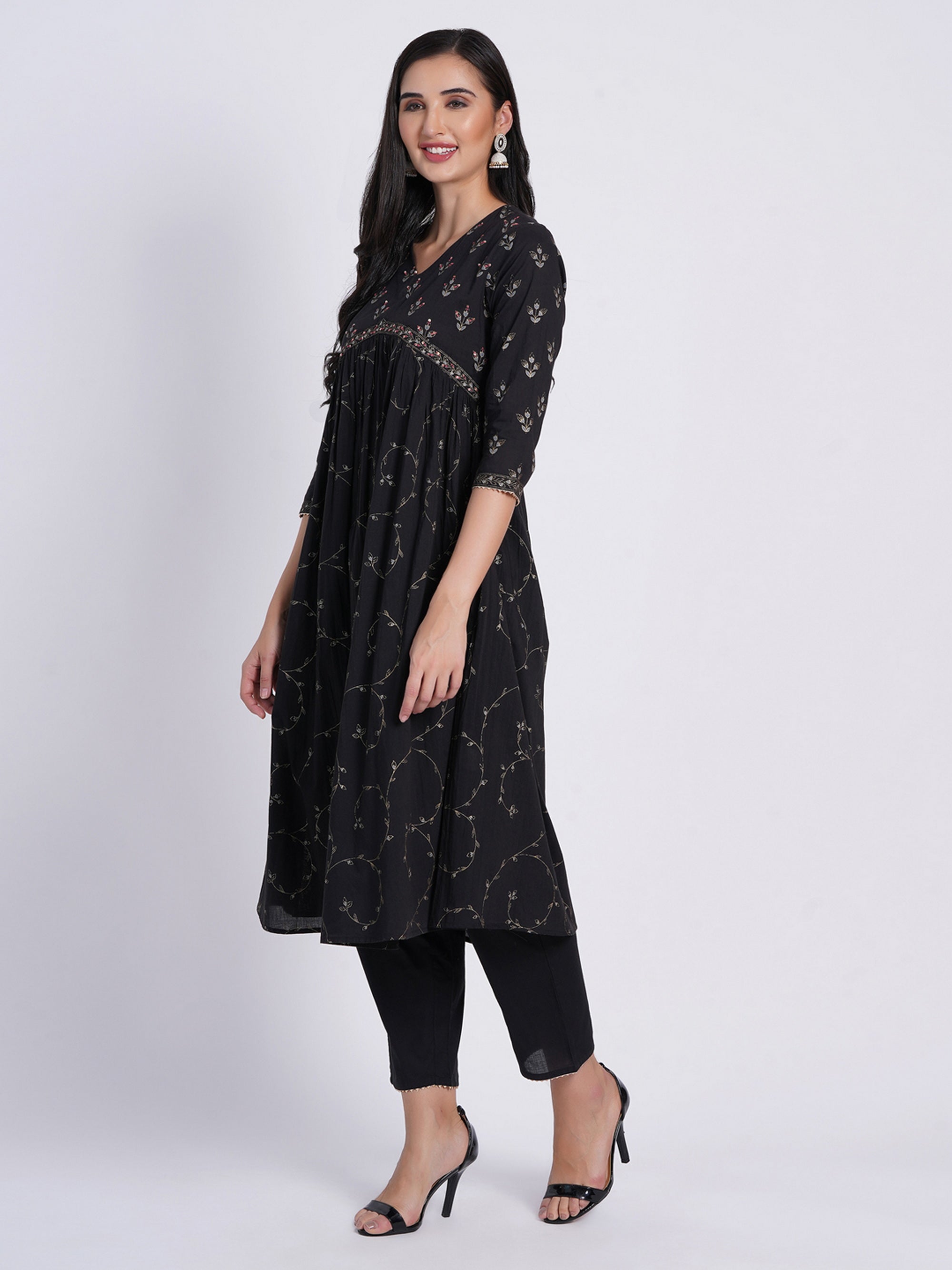 Handcrafted Printed 2Pc Alya Cut Set