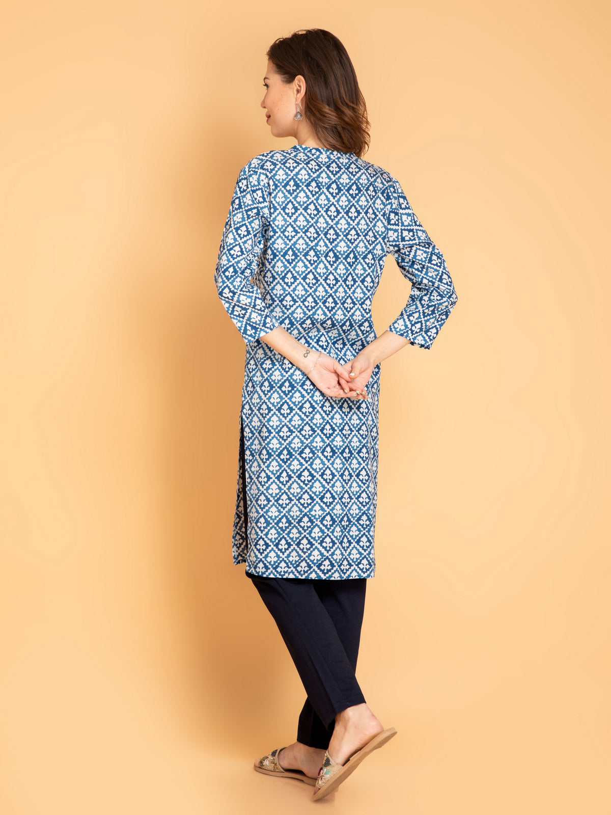 Printed Rayon Long Kurti