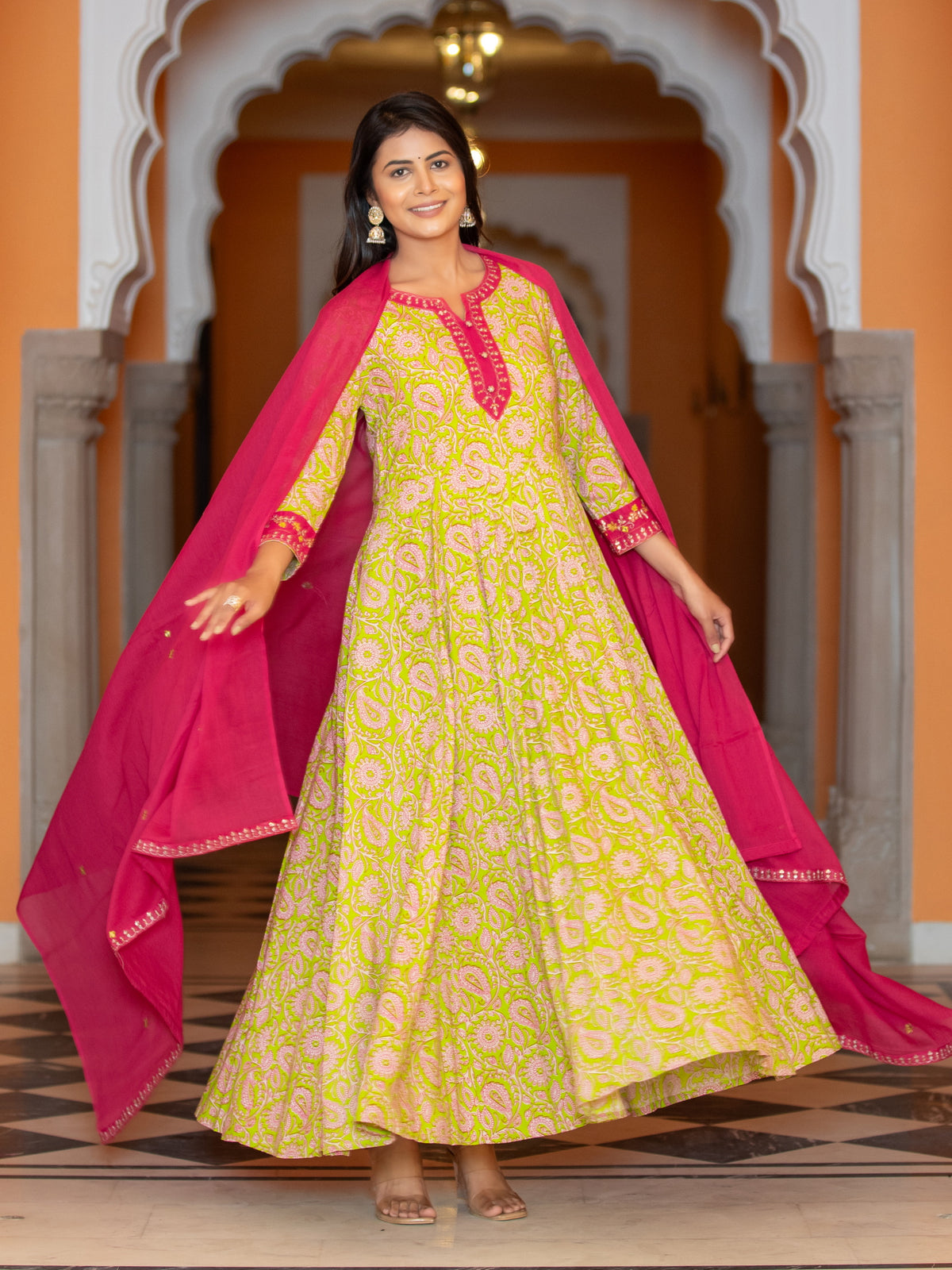 EMBROIDERED KALIDAR 3PCS SET