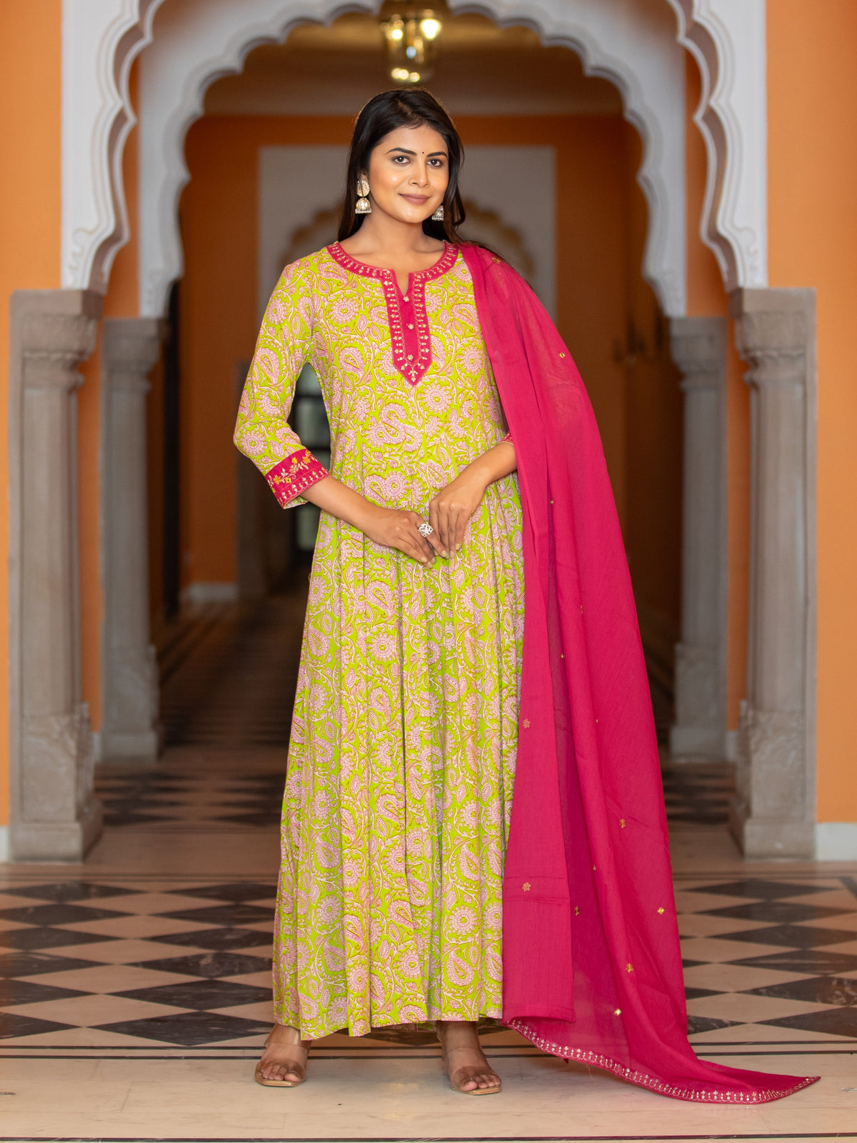 EMBROIDERED KALIDAR 3PCS SET