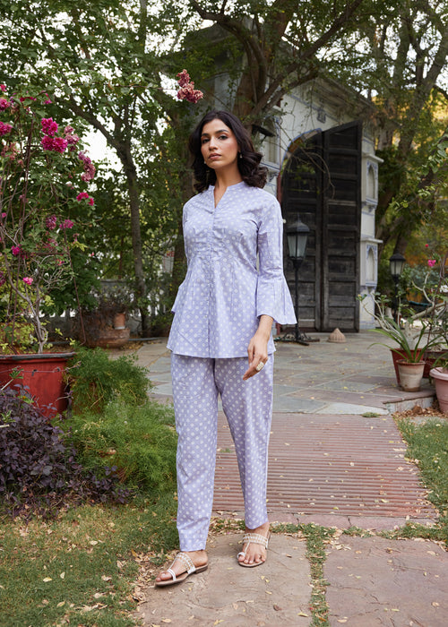 Mul Cotton Khadi Printed 2Pcs Co-ord Set